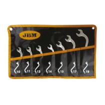 JBM 50563 - SET 7 LLAVES COMBINADAS EN FORMA"S"